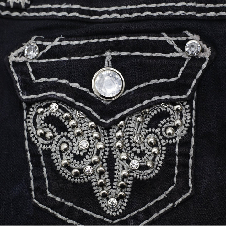 Y2K Ladies LA Idol Rhinestone Mini Skirt Size M | Migration_Skirts - View 6 | Fashion Rerun