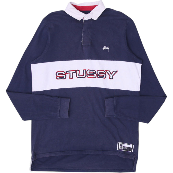 Stussy Logo Patch Rugby Athletic Shirt Size XL | Migration_Shirts SW COLLECTION | Fashion Rerun