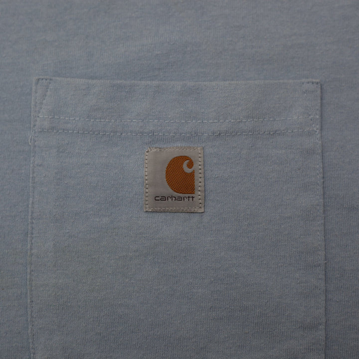 Ladies Carhartt K87-W Pocket Graphic Casual T-Shirt Size M (8-10)