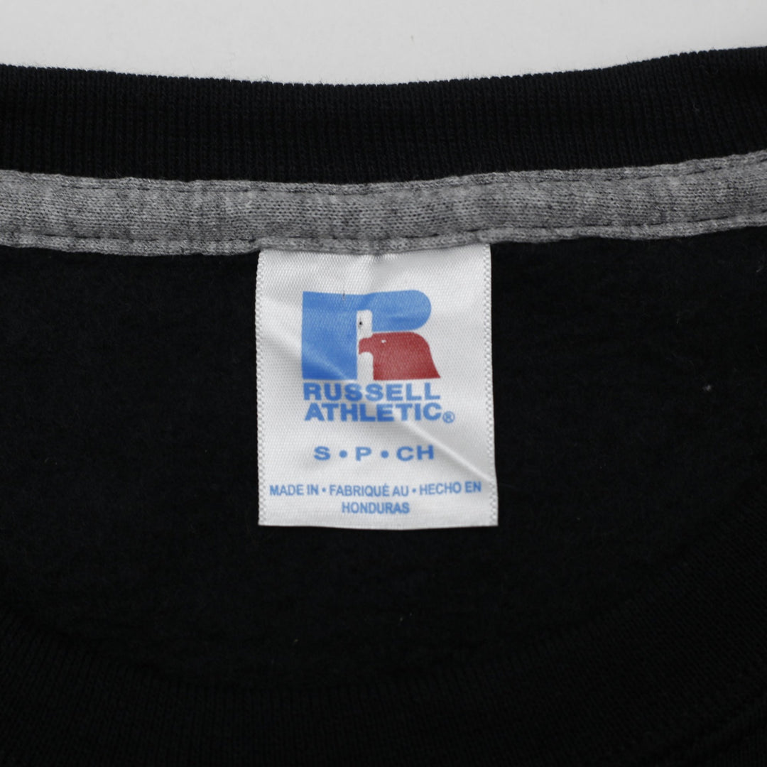Mens Russell Athletic Black Crewneck Sweatshirt Size S
