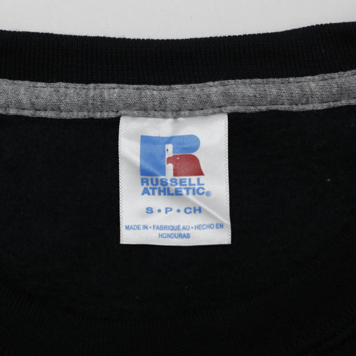 Mens Russell Athletic Black Crewneck Sweatshirt Size S