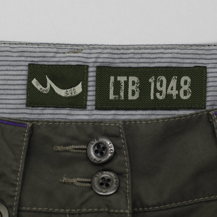 Y2K Ladies LTB 1948 Gorpcore Flared Pocket Cargo Utility Mini Skirt Size S