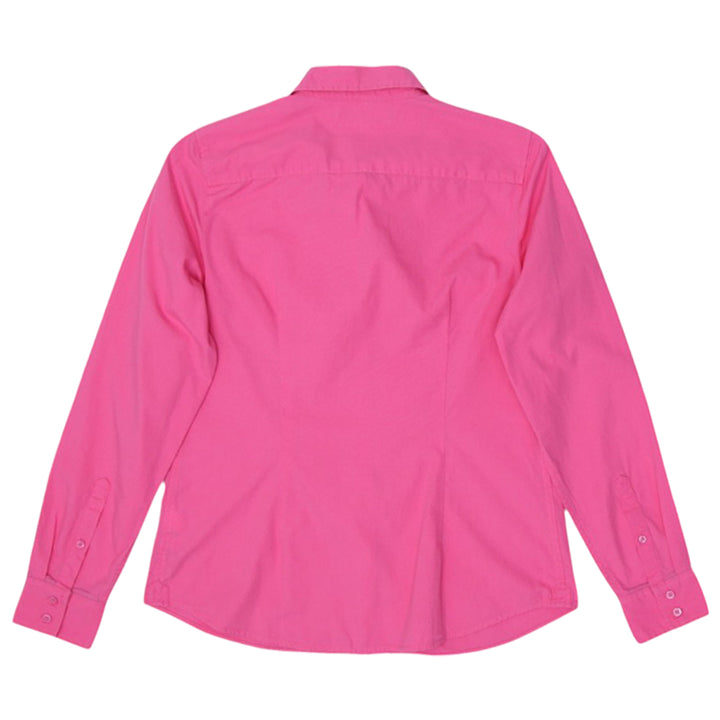 Ladies Tommy Hilfiger Long Sleeve Button Pink Blouse