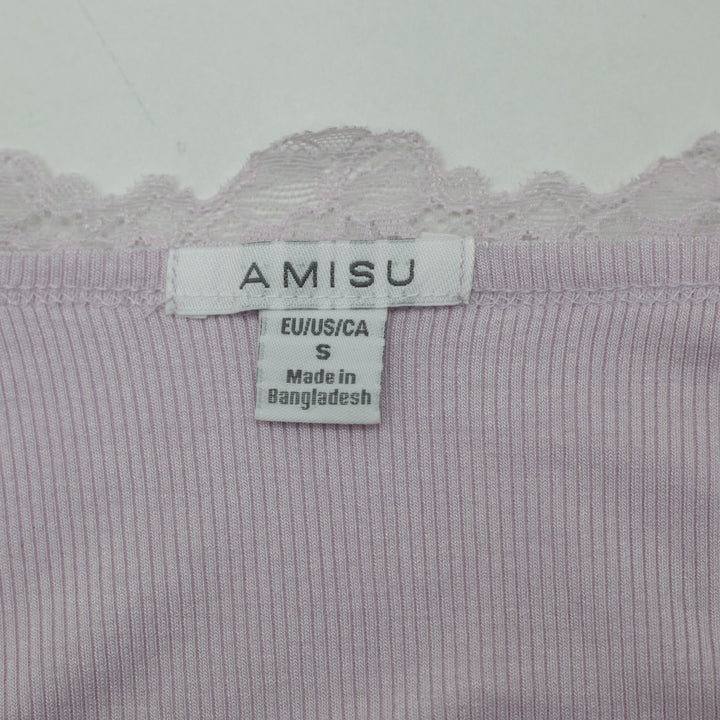 Y2K Ladies Amisu Lace Trim Cami Top Size S