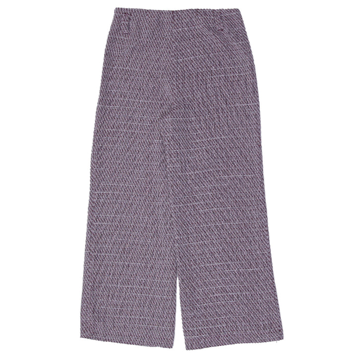 Ladies Hunter & Brown Wide Leg Herringbone Pants