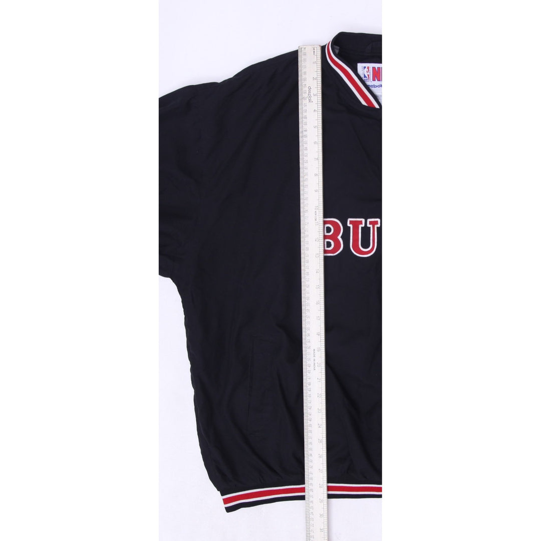 Vintage 90s Chicago Bulls NBA Stitched Pullover 1/4 Zip Jacket Size XL | Migration_Jackets - View 9 | Fashion Rerun