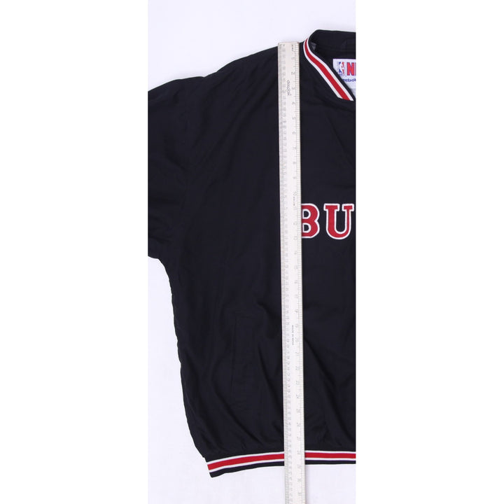 Vintage 90s Chicago Bulls NBA Stitched Pullover 1/4 Zip Jacket Size XL | Migration_Jackets - View 9 | Fashion Rerun