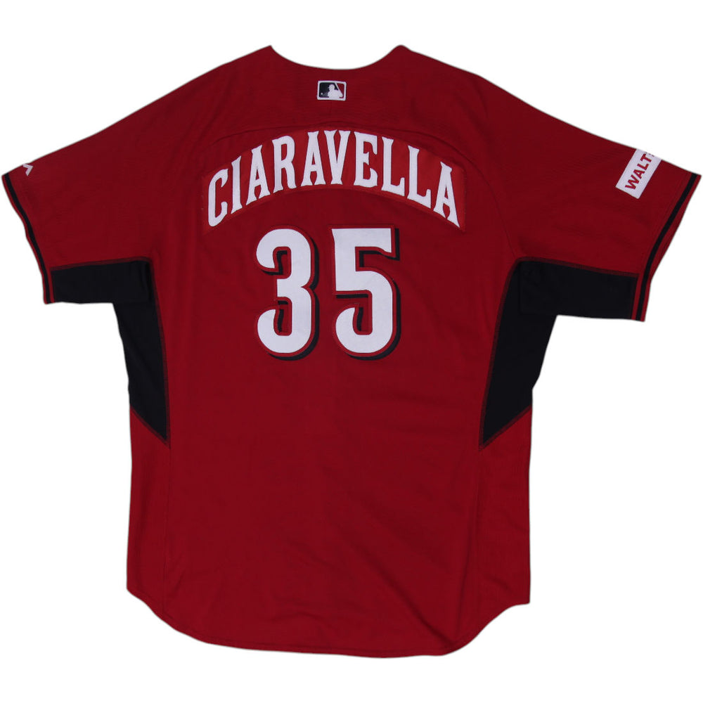 Vintage 90s Mens Cincinnati Reds Majestic Cool Base MLB JerseySize 52 | Migration_Jerseys - Side View | Fashion Rerun