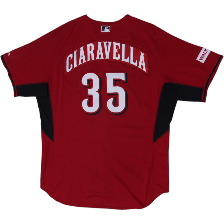 Vintage 90s Mens Cincinnati Reds Majestic Cool Base MLB JerseySize 52 | Migration_Jerseys - Side View | Fashion Rerun