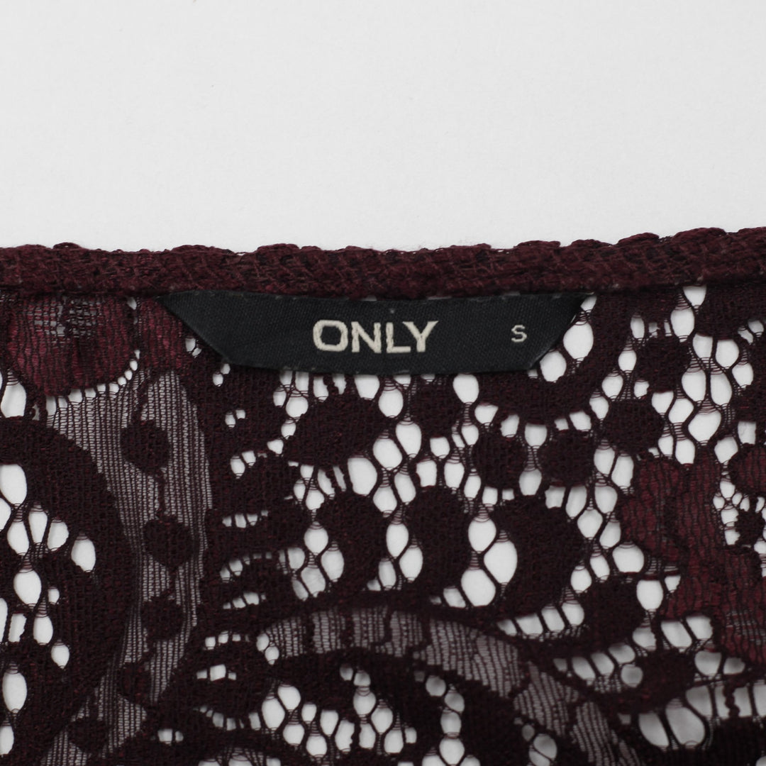 Y2K Ladies Only Floral Lace Cami Top Size S