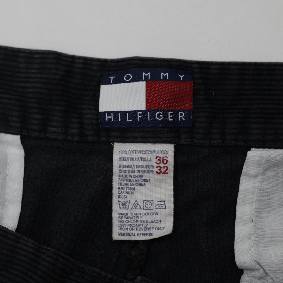 Mens Tommy Hilfiger Straight-Leg Fine-Wale Corduroy Pants Size 36x32