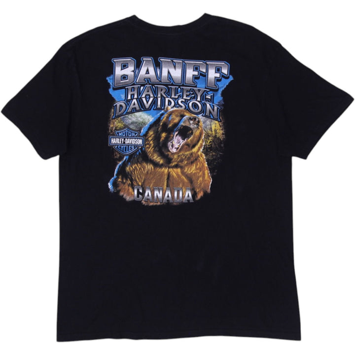 Mens Harley Davidson Banff Canada Graphic T-Shirt
