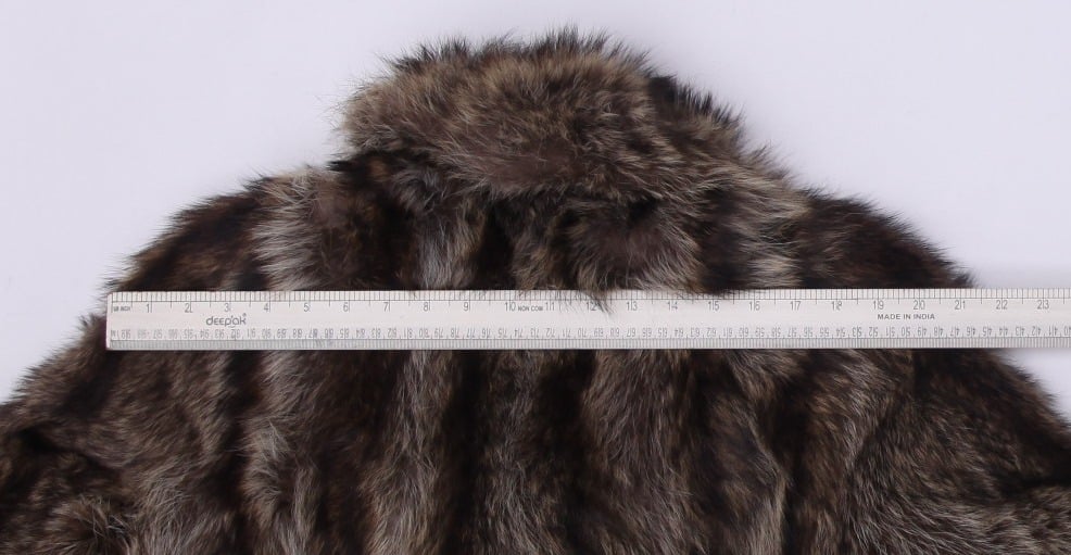 VTG Lichtenstein Furs Genuine Raccoon Fur Coat