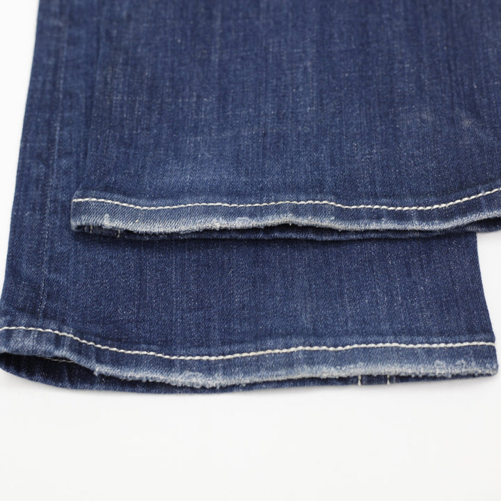 Y2K Ladies Miss Me Boot Mid Rise Studded Pocket Denim Jeans Size 27