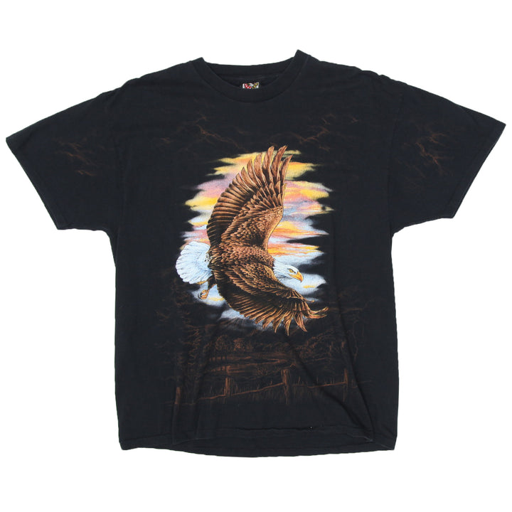 Vintage 3D Emblem Sturgis Black Hills Rally T-Shirt S.Stitch Made in USA Black XL