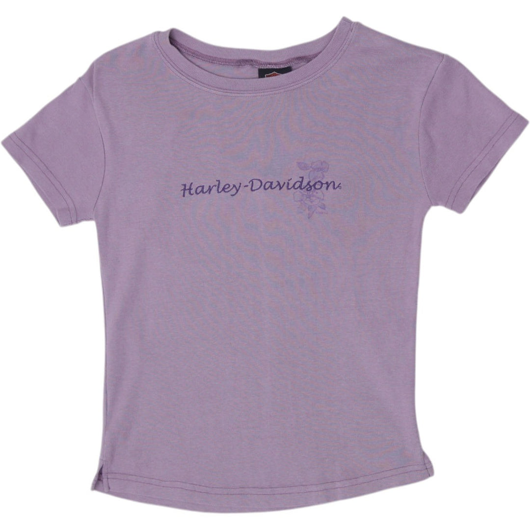 Ladies Harley Davidson Baby Tee Grand Canyon Arizona Mauve T-Shirt Size M