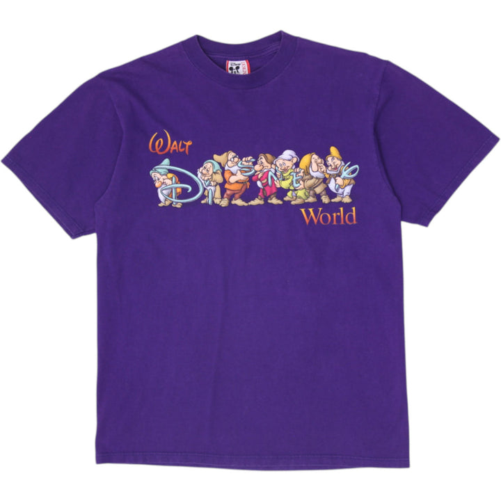 Vintage 90s Disney Designs Seven Dwarfs Walt Disney World T-Shirt Made in USA L