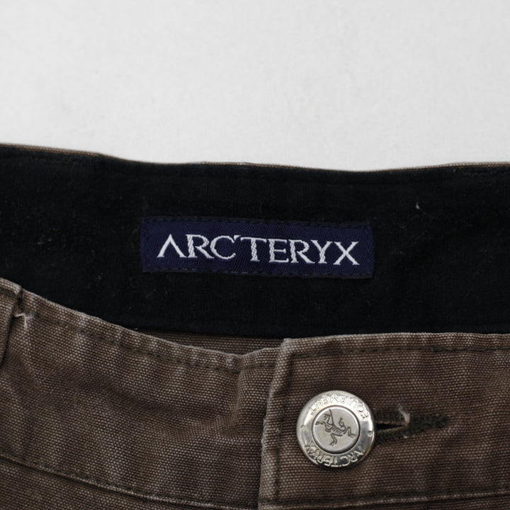 Mens Arcteryx Brown Cotton Casual Outdoor Wear Shorts Size 34 | Migration_Shorts - Detail View | Fashion Rerun