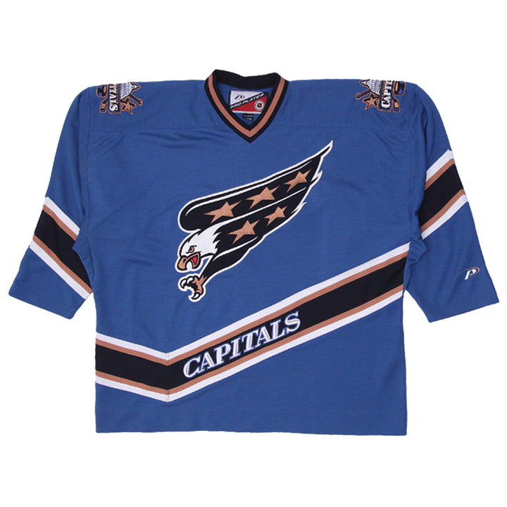 Vintage Washington Capitals Screaming Eagle Pro Player Hockey Jersey