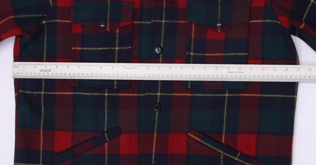 Vintage Pendleton Wool Jacket Red Green Plaid Wool Made In USA L | Migration_Jackets - Alternate View | Fashion Rerun