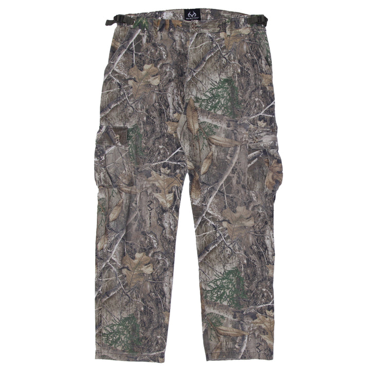 Mens Realtree Adjustable Waist Cargo Pants