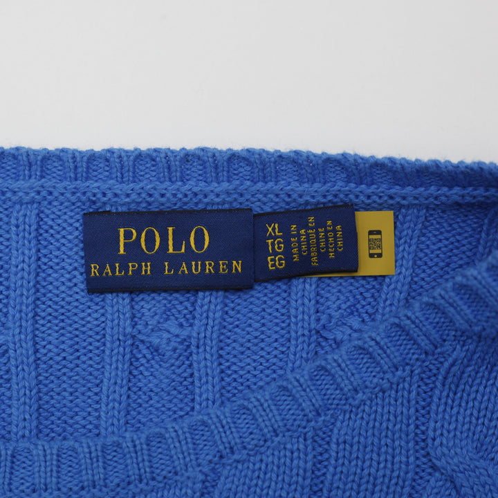 Ralph Lauren Cable Knit Casual Sweater Size XL | Migration_Knitwear & Sweaters - Back View | Fashion Rerun