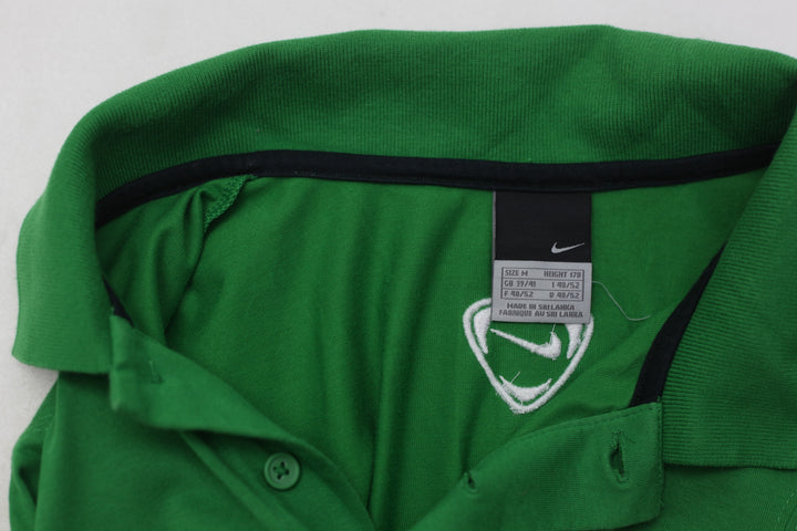 Mens 2006-07 Nike Celtic Football Club Carling Green Polo Training Shirt