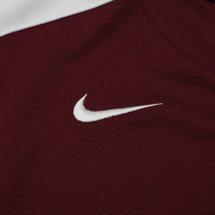 Mens Nike Dri-FIT Baseball Jersey Maroon White Size XL