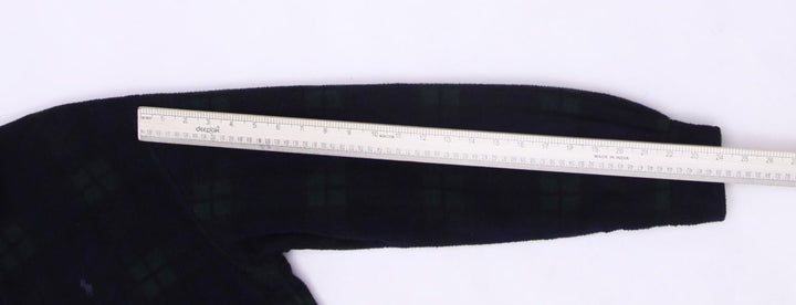 Vintage Polo By Ralph Lauren Plaid Fleece Harrington Zipper Jacket S | Migration_Fleece RL Collection - View | Fashion Rerun