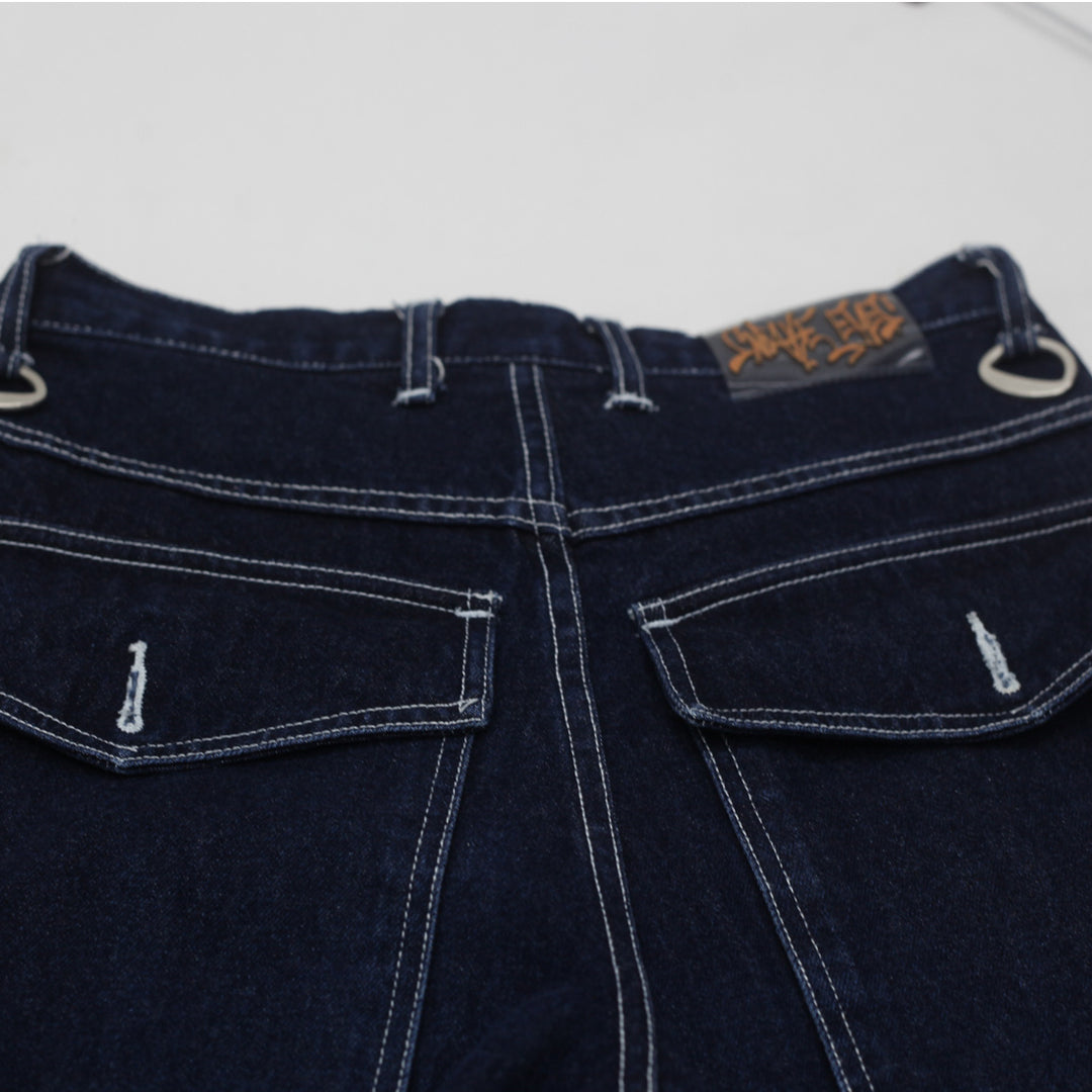 Vintage Snake Eyes High Waist Wide Leg Jeans Ladies - Fashion Rerun Vintage Migration_Pants