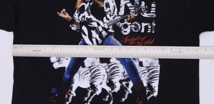 Vintage 90s Ted Nugent Graphic Rock Band Tee XL Made In USA Single Stitch | Migration_T-Shirts - Alternate Vi | Fashion Rerun