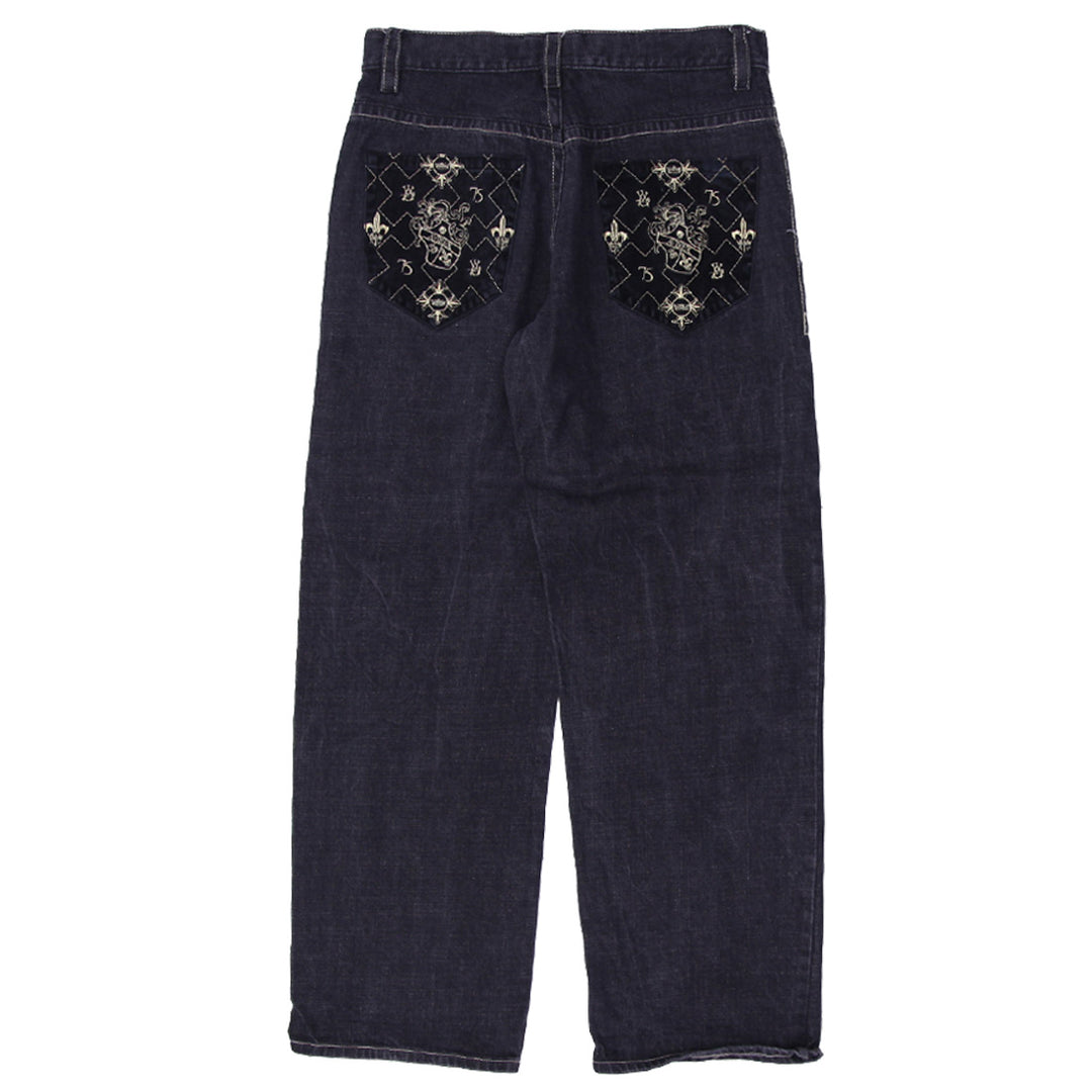 Mens Y2K Avirex Black Jeans