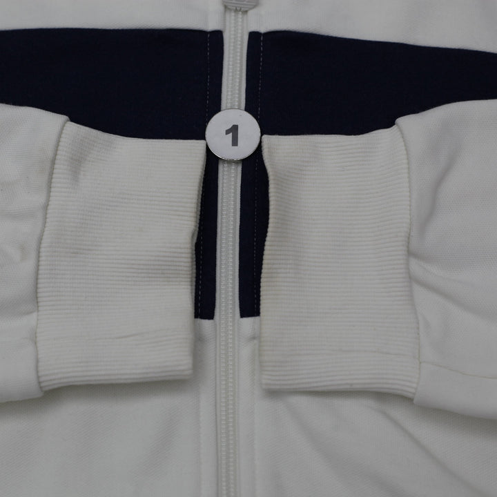 Mens Adidas St. Tropez Track Jacket White Full Zip Retro