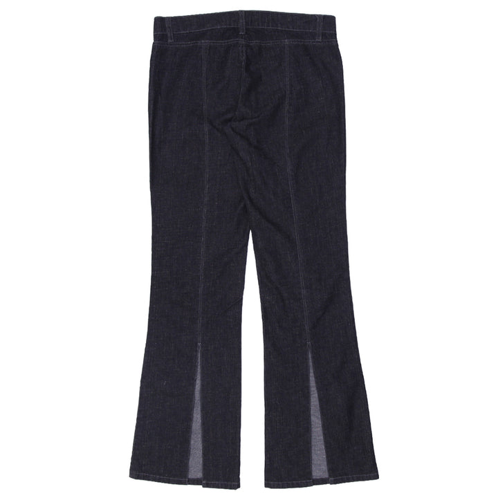 Y2K Ladies DKNY Back Split Hem Bootcut Flared Jeans - Fashion Rerun Vintage Migration_Pants