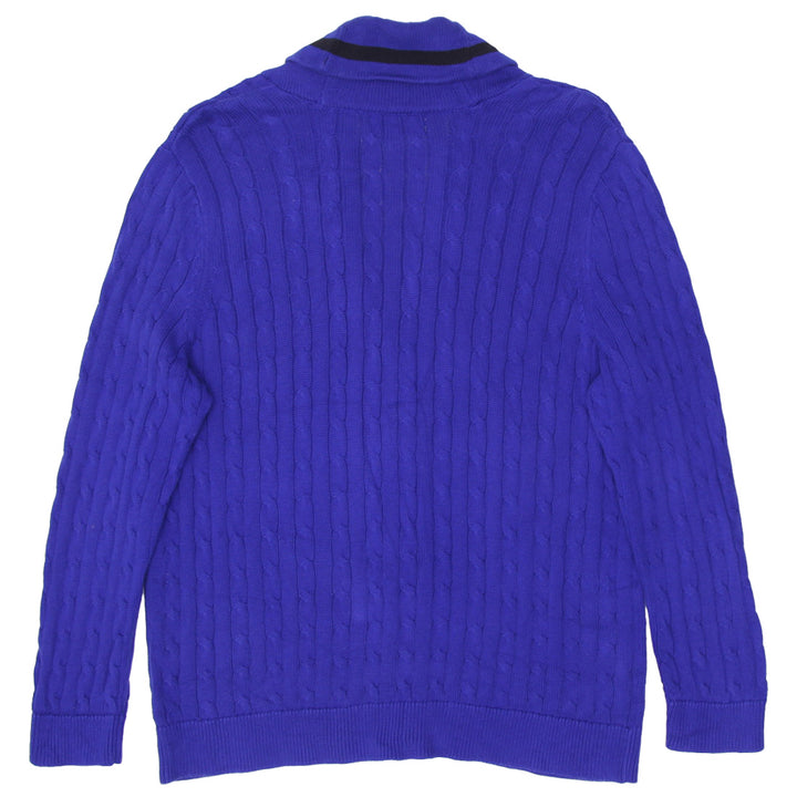 Ladies Ralph Lauren Cable Knit Button Sweater