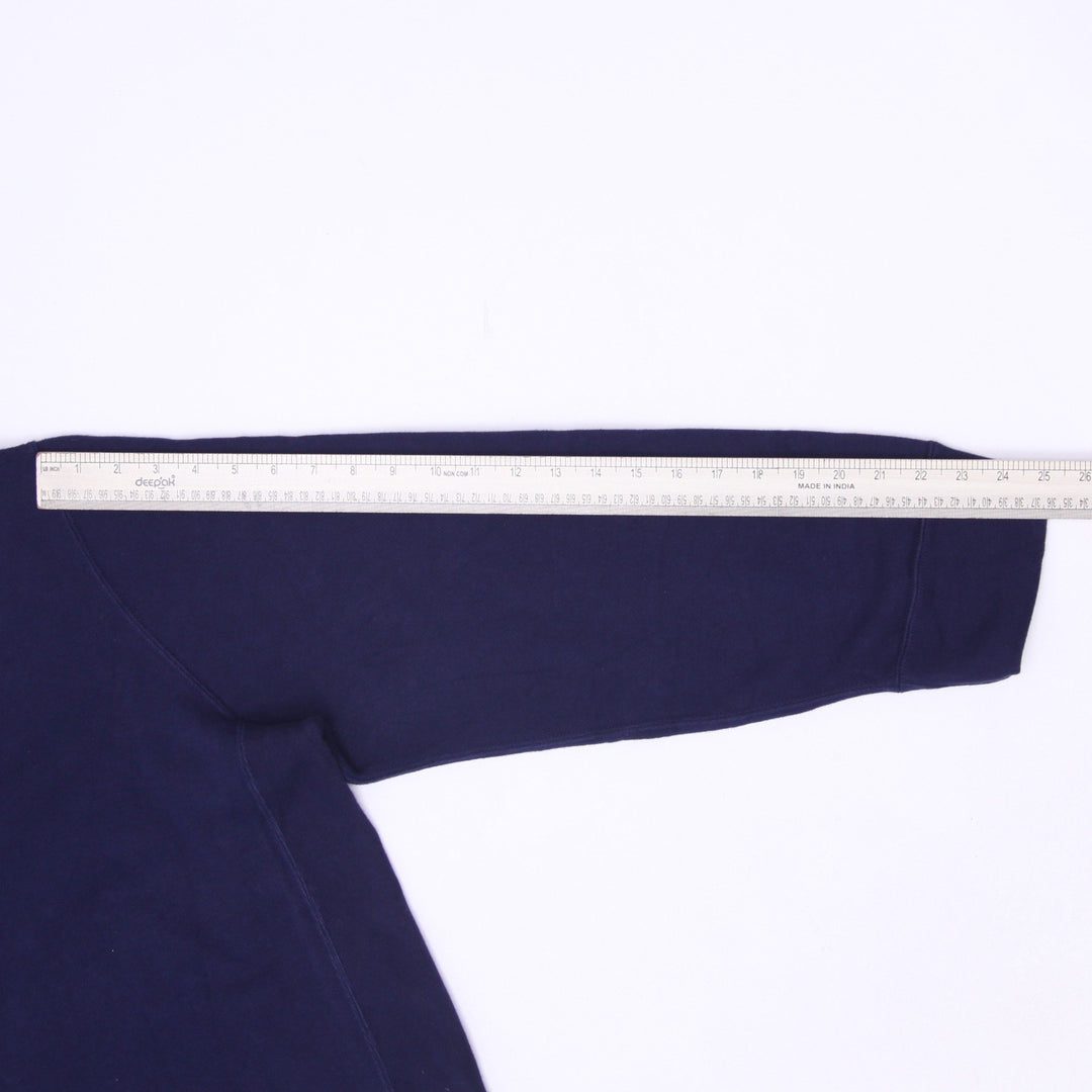 Vintage Polo By Ralph Lauren Navy Fleece Crewneck Sweatshirt Size XXL