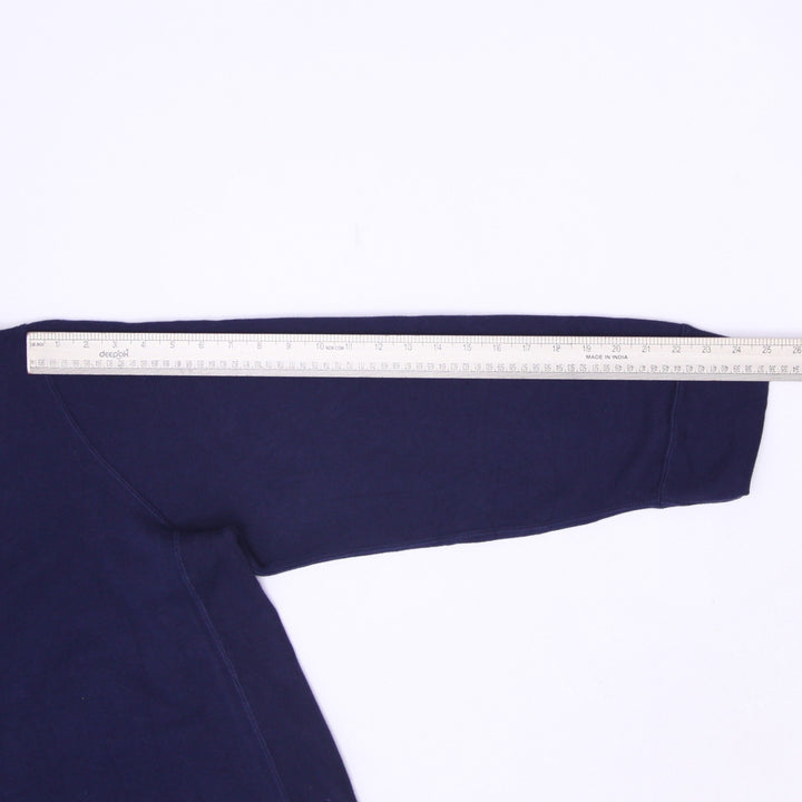 Vintage Polo By Ralph Lauren Navy Fleece Crewneck Sweatshirt Size XXL