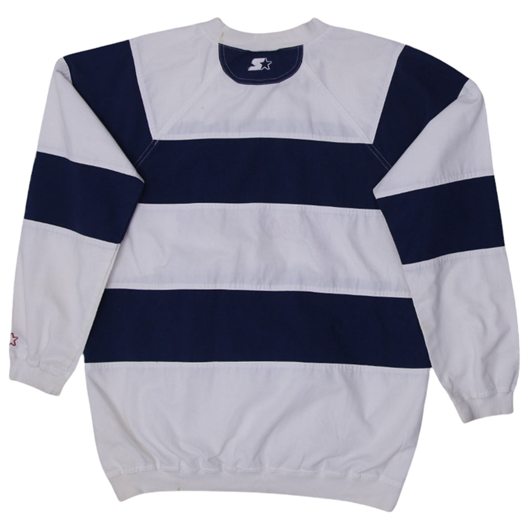 Vintage New York Yankees Starter Striped Jacket | Migration_Jacket UAENAT20 - Side View | Fashion Rerun