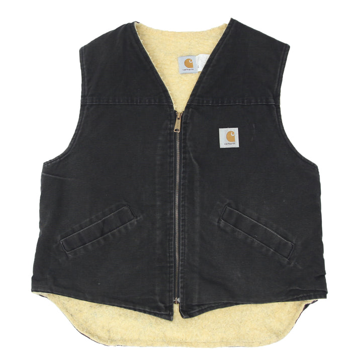 Vintage Carhartt Sherpa Fleece Lined Work Vest | Migration_Vests | Fashion Rerun
