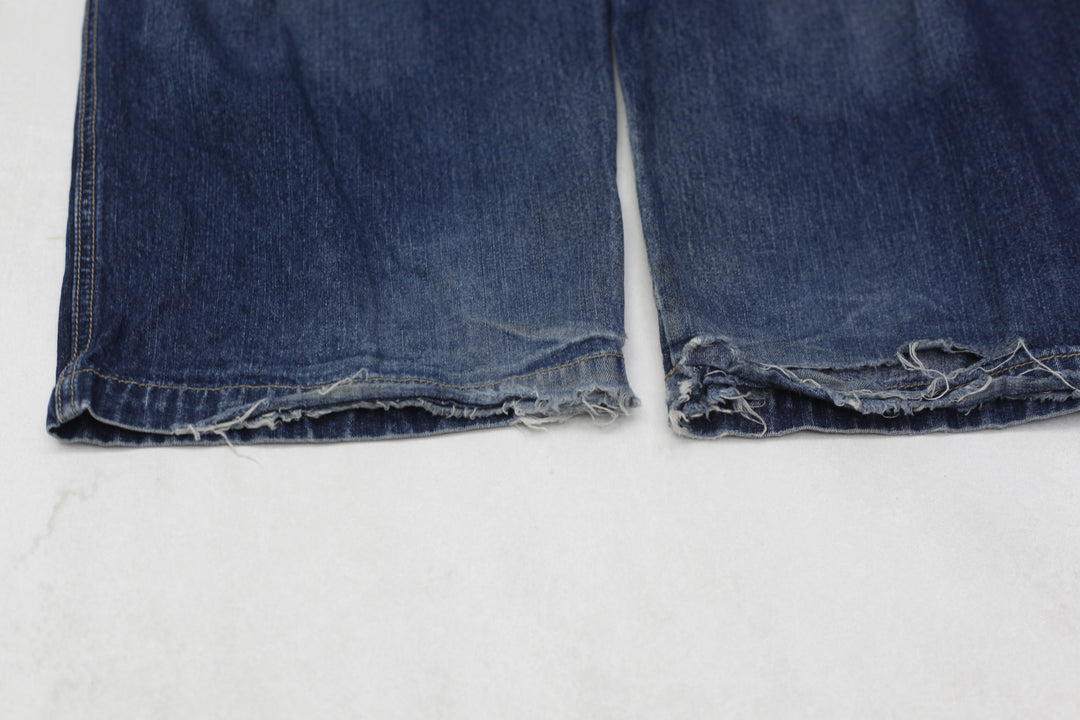 Y2K Mens Rocawear Baggy Wide Leg Straight Jeans