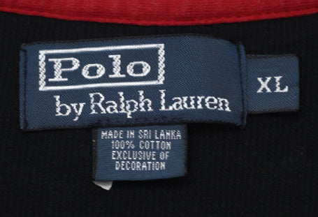 Vintage Polo by Ralph Lauren Quarter Sweater Black - Fashion Rerun Vintage Migration_Sweaters