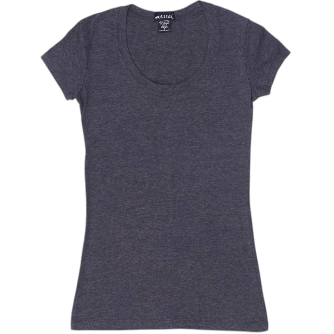 Y2K Ladies Wet Seal Cotton Blend Stretchable tee Size S