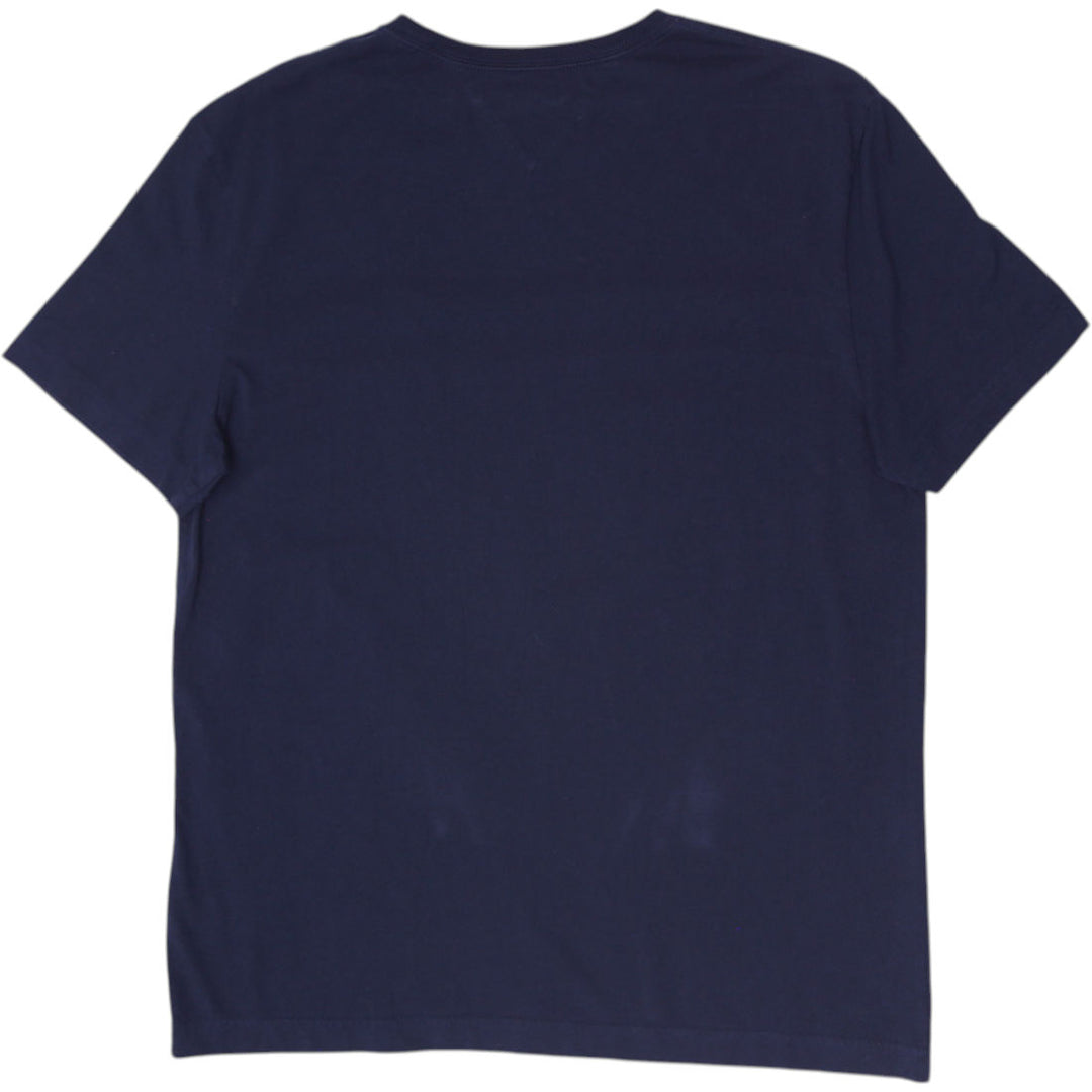 Mens Tommy Hilfiger Crew Neck Short Sleeve Navy T-Shirt Size L