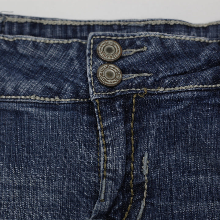 Y2K Ladies Hydraulic Blue Flared Jeans