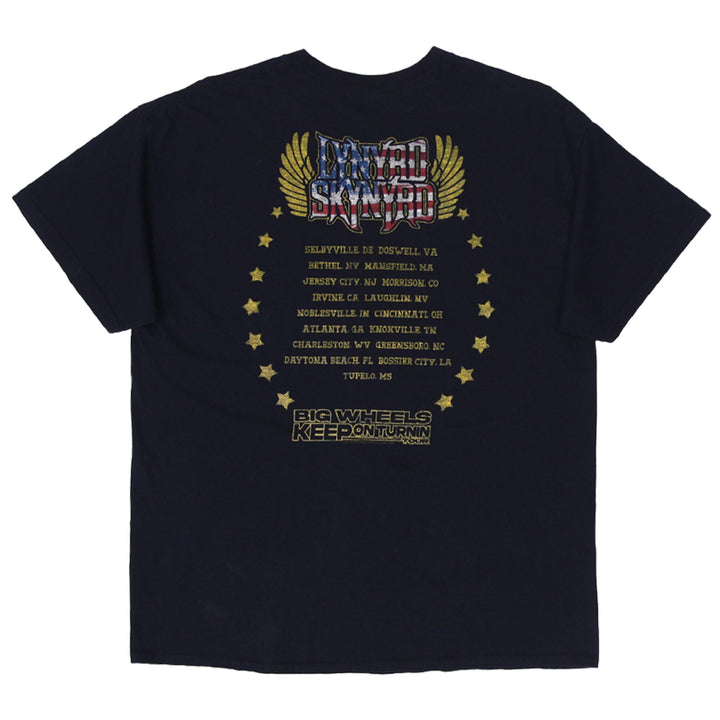 Mens Lynyrd Skynyrd T-Shirt Black Graphic Eagle Tour