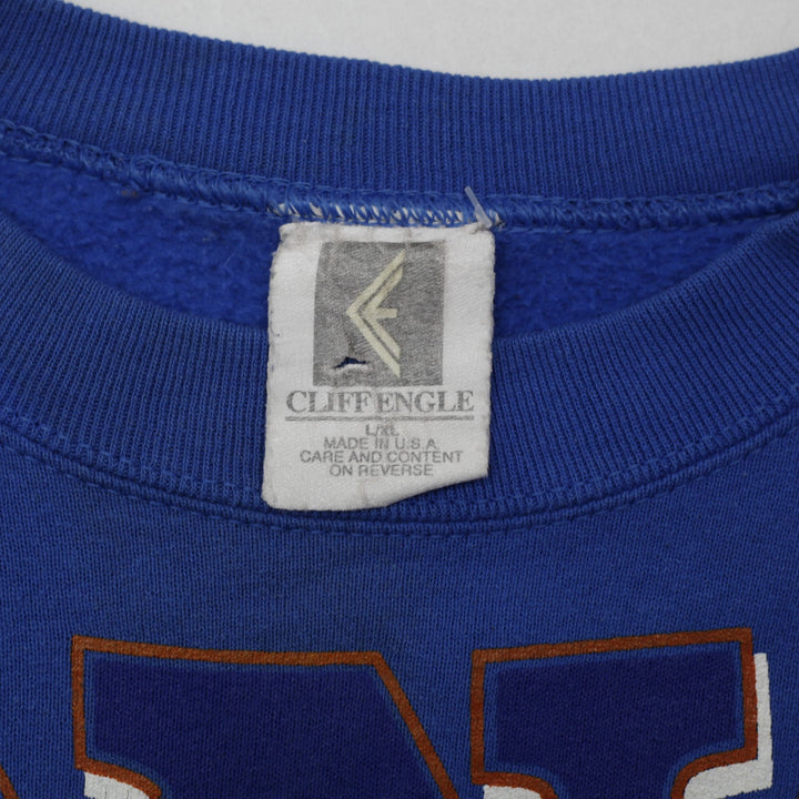 Vintage 1995 Denver Broncos NFL Crewneck Sweatshirt Made in USA Size L | Migration_Sweatshirts - Back View | Fashion Rerun