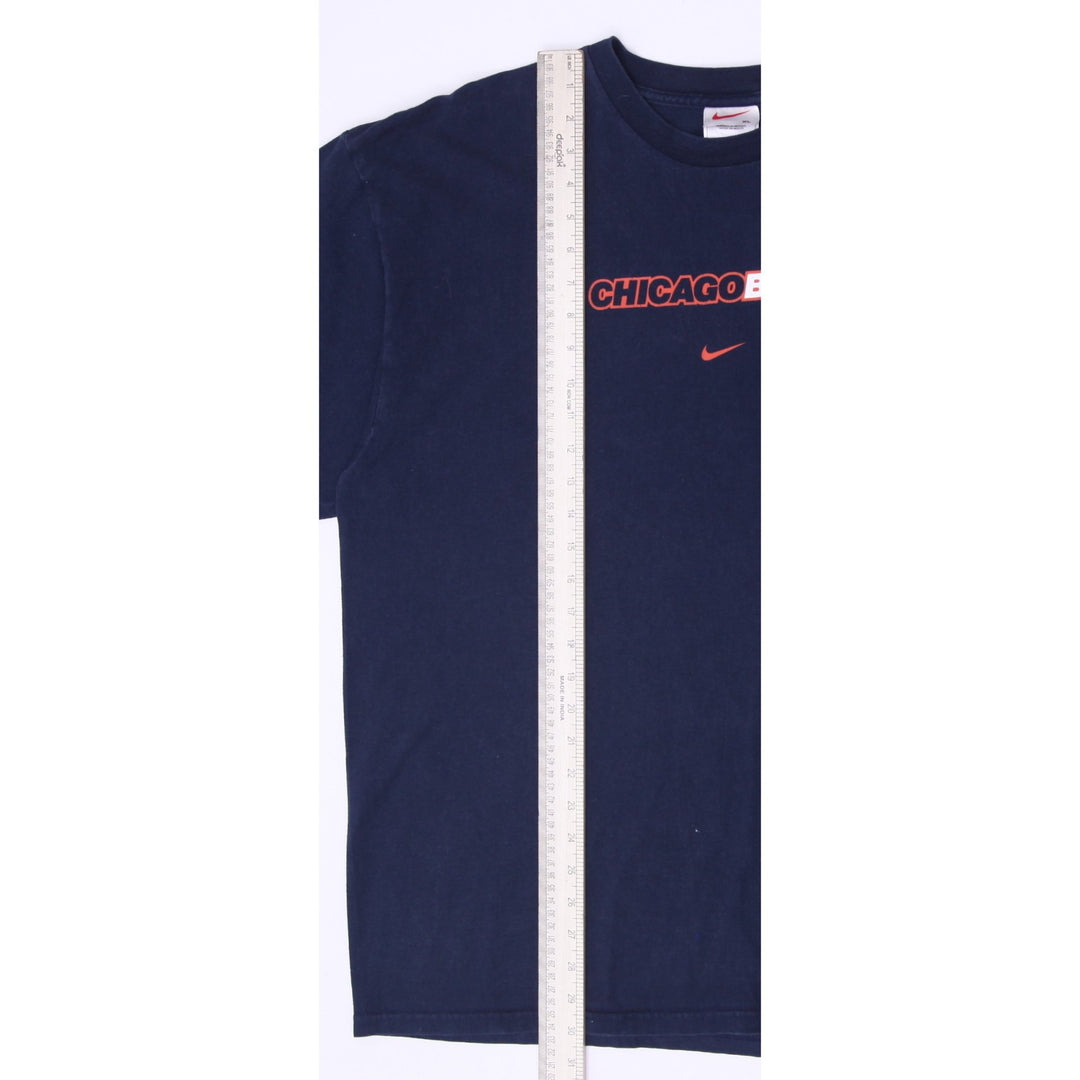 Vintage Mens Nike NFL Chicago Bears Center Swoosh T-Shirt Size XL