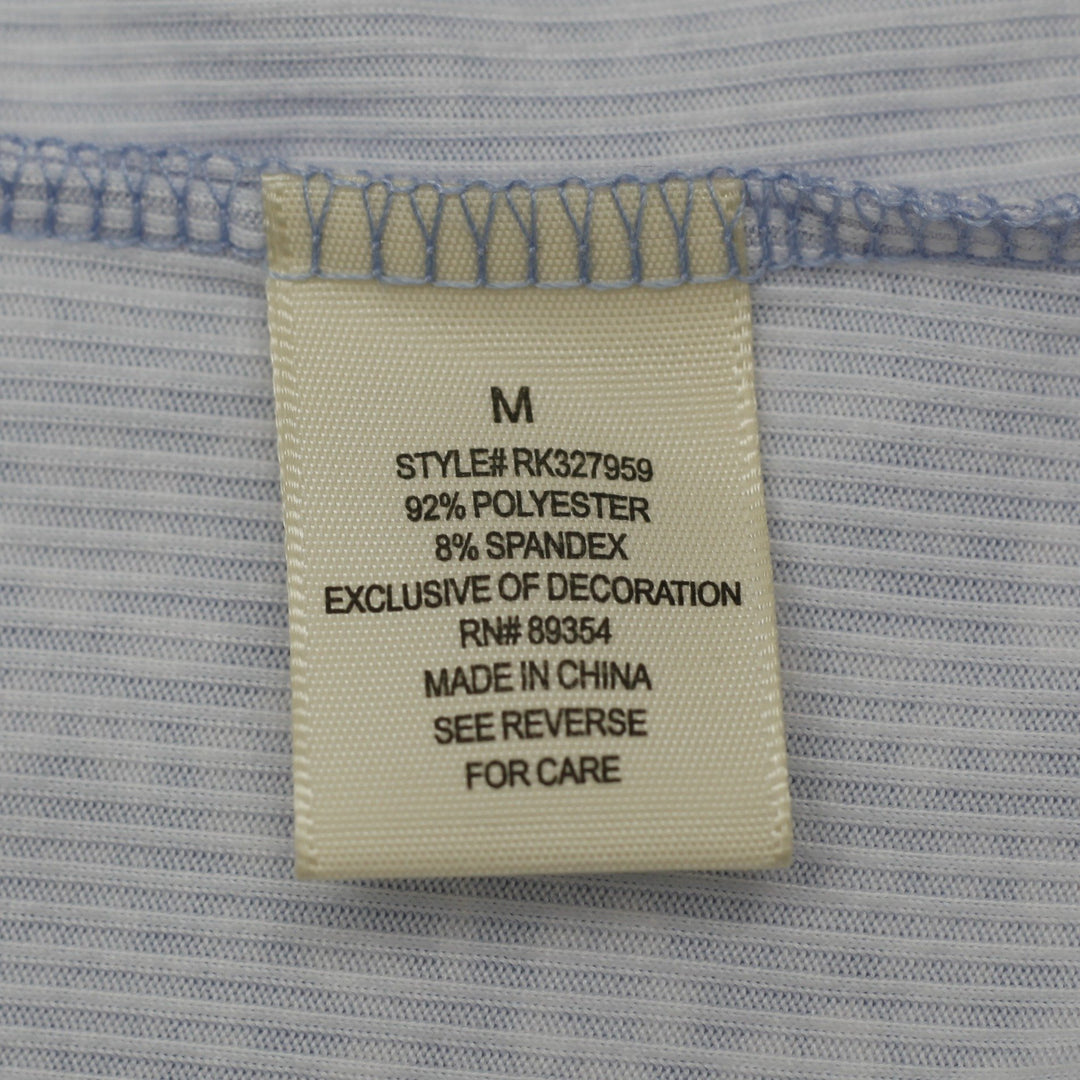 Y2K Ladies No Comment NY-LA Periwinkle Ditsy Floral Lace-Trim Camisole Top