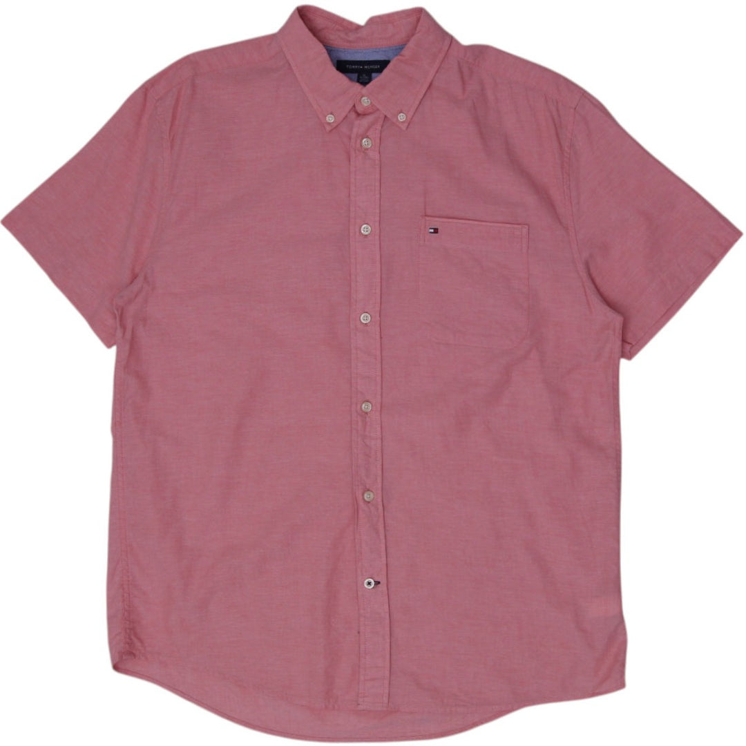 Mens Tommy Hilfiger Regular Fit Short Sleeve Shirt Size XL