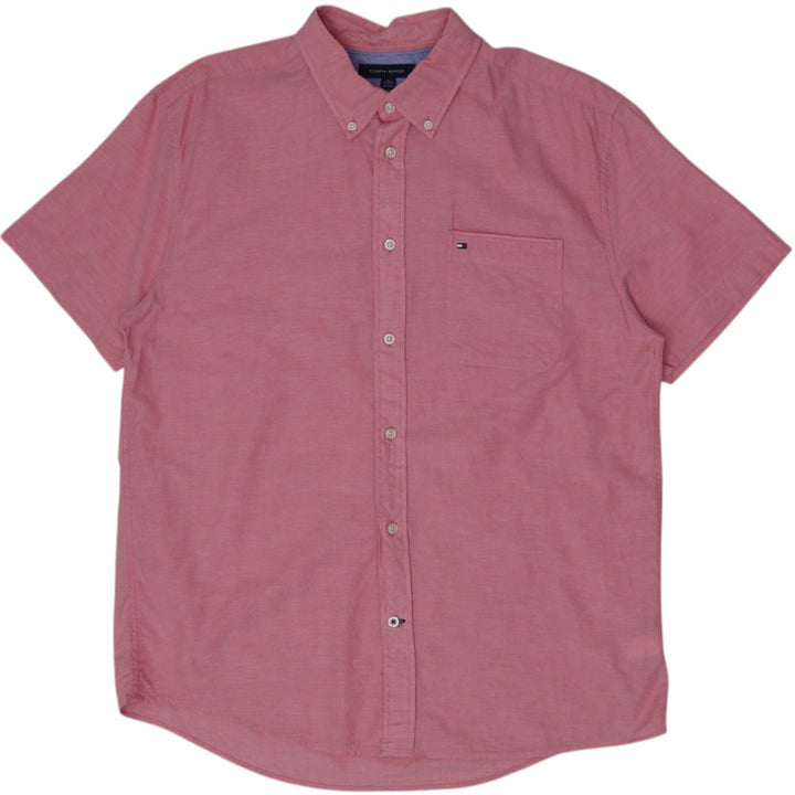 Mens Tommy Hilfiger Regular Fit Short Sleeve Shirt Size XL